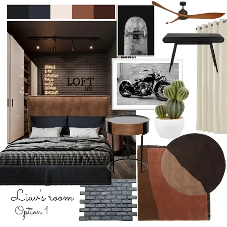 משפחת סגס: חדר של ליאב: אופציה 1 Interior Design Mood Board by Marin-a on Style Sourcebook