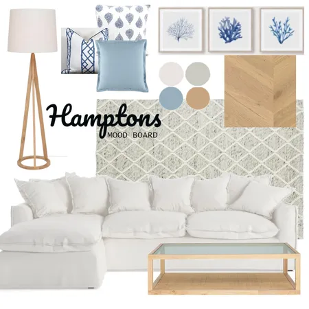 Module 3- Hamptons style Interior Design Mood Board by Valerie Joan Interiors on Style Sourcebook