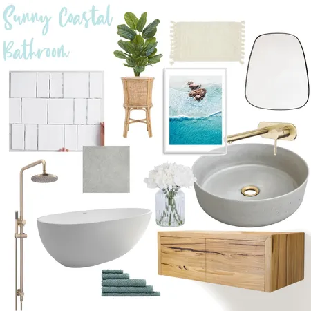 SUNNY COASTAL UNIT Interior Design Mood Board by aflish on Style Sourcebook