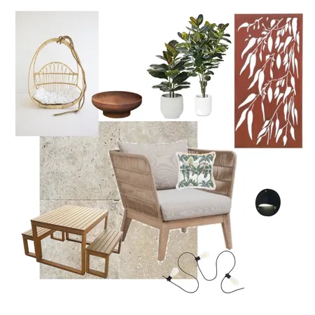 bakyard courtyard ideas Interior Design Mood Board by lizanderton on Style Sourcebook