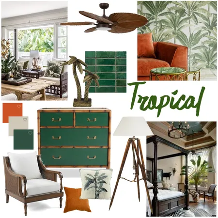 Colonial Tropical Moodboard Interior Design Mood Board by ameliajacka on Style Sourcebook