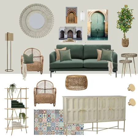 Tiff Brass Moodboard Interior Design Mood Board by Ledonna on Style Sourcebook