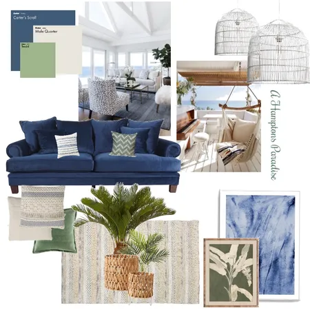 The Hamptons Paradise Interior Design Mood Board by Tufool Alhayki on Style Sourcebook