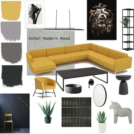 Ocra mood 5 Interior Design Mood Board by Acp.suisse.interiors on Style Sourcebook