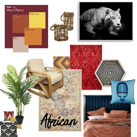 African Assignment 3 Part A Interior Design Mood Board by BergCreations on Style Sourcebook