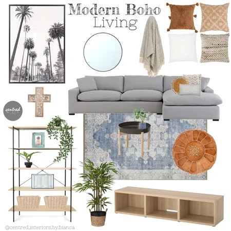 Pashen Street Project MODERN BOHO Interior Design Mood Board by Centred Interiors on Style Sourcebook