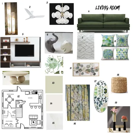 Living Room Interior Design Mood Board by Apsiha on Style Sourcebook