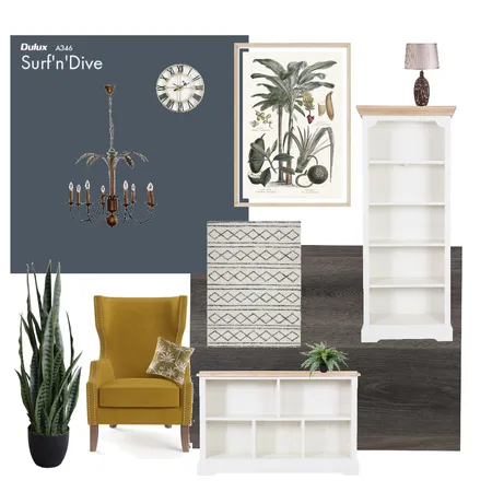 Contemporary Study Interior Design Mood Board by Littlerhodesy on Style Sourcebook