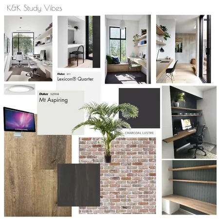 K&K study_V2 Interior Design Mood Board by klaudiamj on Style Sourcebook