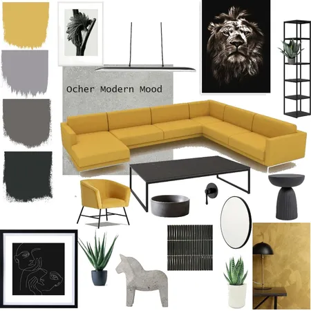 Ocra mood 6 Interior Design Mood Board by Acp.suisse.interiors on Style Sourcebook