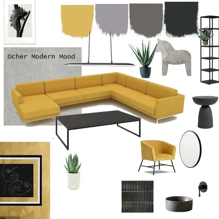 Ocra mood 8 Interior Design Mood Board by Acp.suisse.interiors on Style Sourcebook