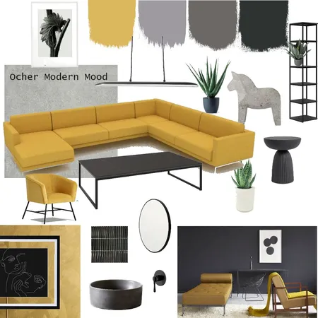 Ocra mood 9 Interior Design Mood Board by Acp.suisse.interiors on Style Sourcebook