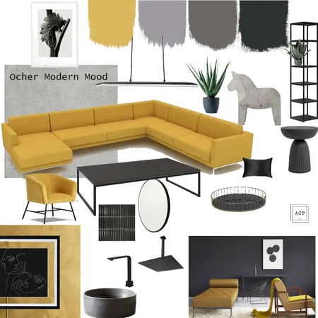 Ocra mood 12 Interior Design Mood Board by Acp.suisse.interiors on Style Sourcebook