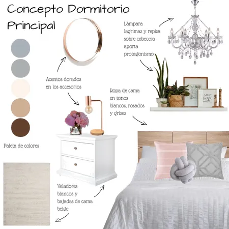 dormitorio principal Llay Llay Interior Design Mood Board by caropieper on Style Sourcebook