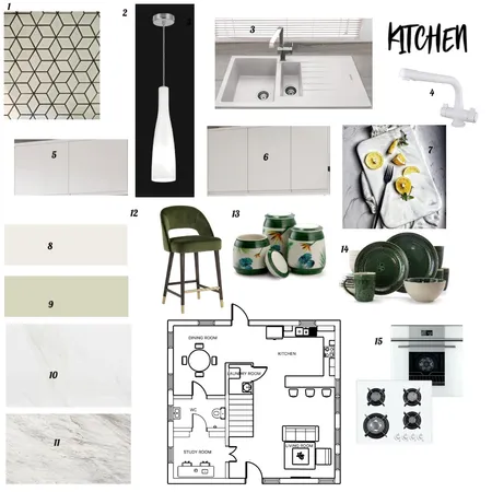 Kitchen Interior Design Mood Board by Apsiha on Style Sourcebook