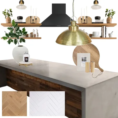 Contemporary Farmhouse Kitchen Interior Design Mood Board by Tayte Ashley on Style Sourcebook