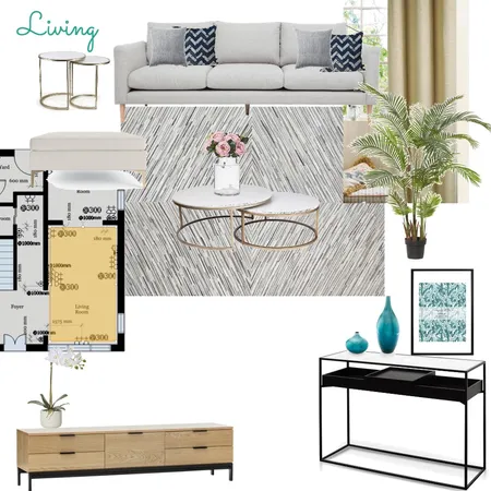 Living Room Interior Design Mood Board by KC Chuah on Style Sourcebook