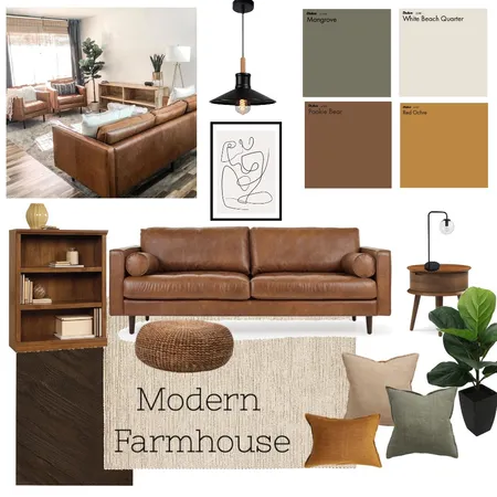 Modern Farmhouse Interior Design Mood Board by sjj26 on Style Sourcebook