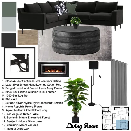 Living Room Interior Design Mood Board by ElenaKilmer on Style Sourcebook