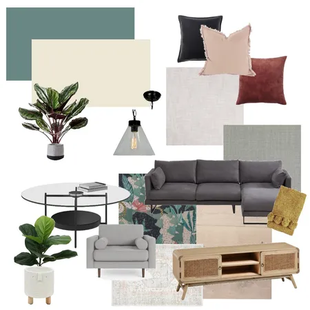 Living Room Interior Design Mood Board by Andrea Francis on Style Sourcebook