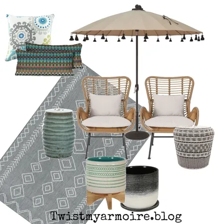 wicker patio chairs Interior Design Mood Board by Twist My Armoire on Style Sourcebook