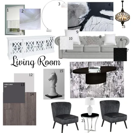 Living Room sample Interior Design Mood Board by deteriorGC on Style Sourcebook