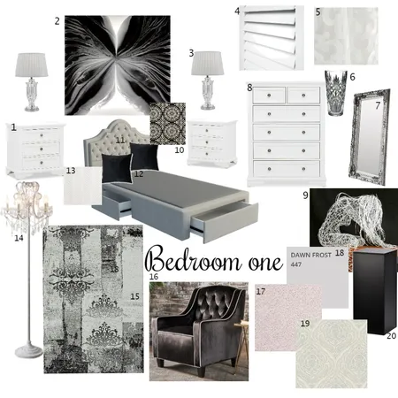 bedroom sample Interior Design Mood Board by deteriorGC on Style Sourcebook