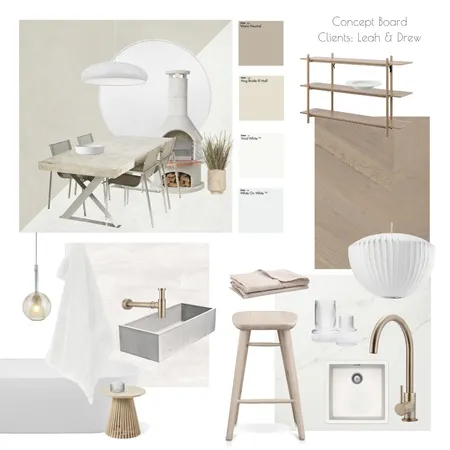 Concept Board - Leah & Drew Interior Design Mood Board by Sarah DiFazio on Style Sourcebook