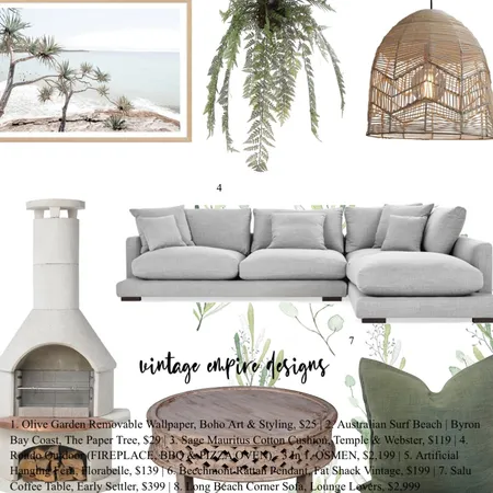 Lounge Interior Design Mood Board by Vintage Empire Designs on Style Sourcebook