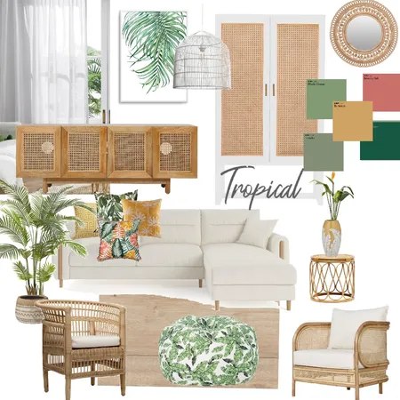 Tropical Interior Design Mood Board by sbarth on Style Sourcebook