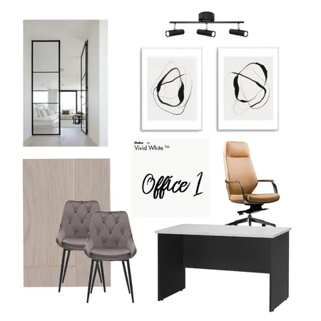 Office 1 Interior Design Mood Board by Bay House Projects on Style Sourcebook