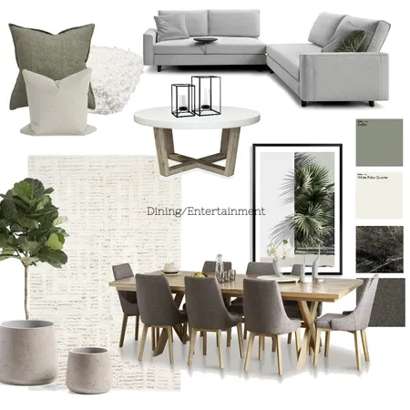 Living/Dining Interior Design Mood Board by January Made Design on Style Sourcebook