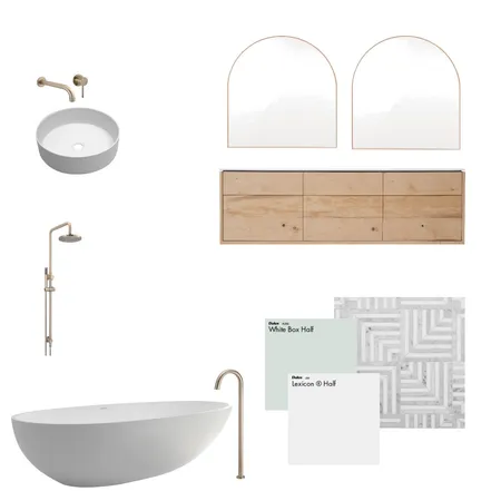 Main Bath Interior Design Mood Board by Tomareehomes on Style Sourcebook