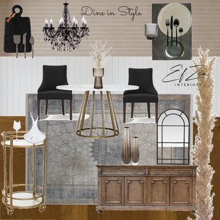 Dine in Style Interior Design Mood Board by EF ZIN Interiors on Style Sourcebook