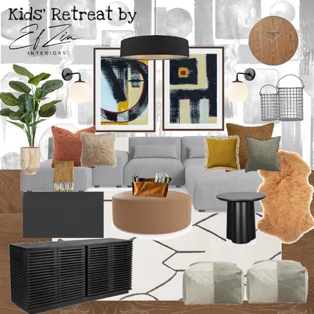 Kids' Retreat Interior Design Mood Board by EF ZIN Interiors on Style Sourcebook