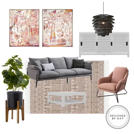 Living room Interior Design Mood Board by Designed By Nat on Style Sourcebook