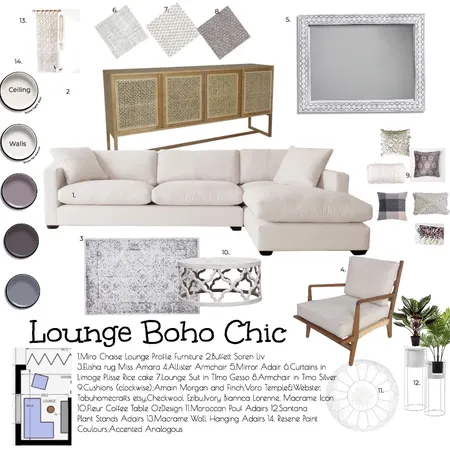 Lounge Interior Design Mood Board by Megan Kummer on Style Sourcebook