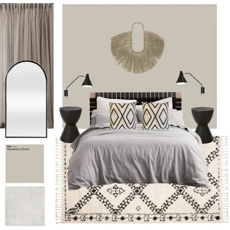 Lux contemporary bedroom Interior Design Mood Board by Manea Interior Design & Styling on Style Sourcebook