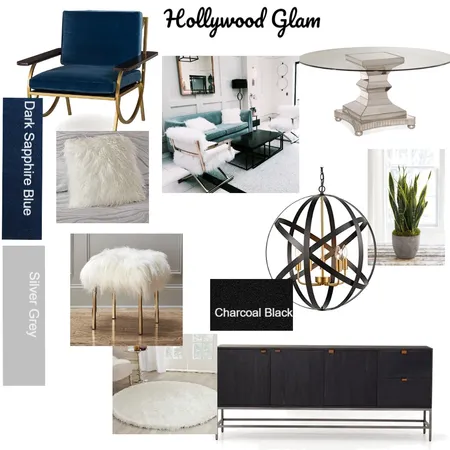 hollywood glam Interior Design Mood Board by storm18.92 on Style Sourcebook