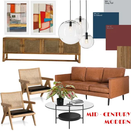 Mid-Century Modern Interior Design Mood Board by Niravone on Style Sourcebook