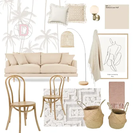 Nude Tones Interior Design Mood Board by Designingly Co on Style Sourcebook