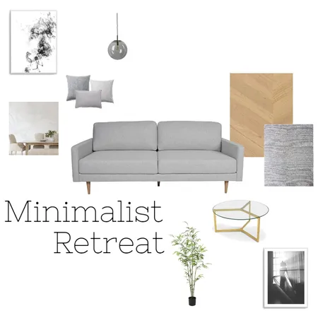 MoodBoard1-MinimalistRetreat Interior Design Mood Board by angelah96 on Style Sourcebook