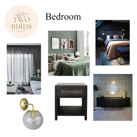 Fountaine Job Bedroom Interior Design Mood Board by Two Birds Design on Style Sourcebook