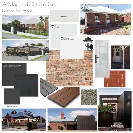 A Maylands Dream Reno - External Selections Interior Design Mood Board by klaudiamj on Style Sourcebook