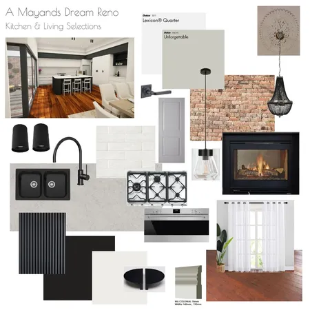 A Maylands Dream Reno - Kitchen & Living Selections Interior Design Mood Board by klaudiamj on Style Sourcebook