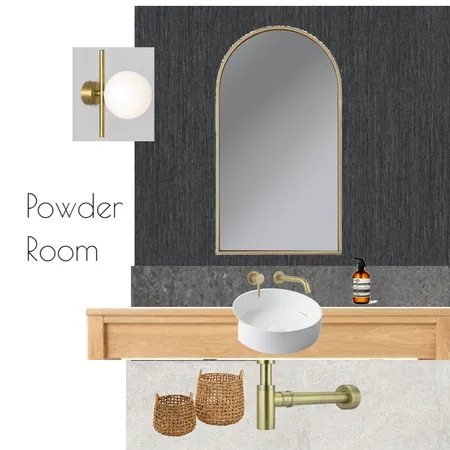 Powder Room Concept Interior Design Mood Board by hauss_interiors on Style Sourcebook