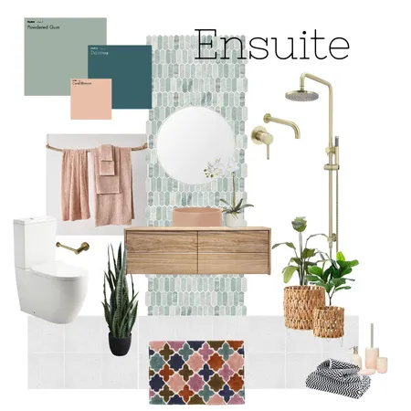 Ensuite Interior Design Mood Board by Carly Thorsen Interior Design on Style Sourcebook