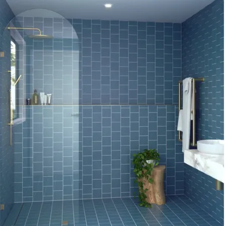 Bathroom Blue Interior Design Mood Board by Airlie Dayz Interiors + Design on Style Sourcebook