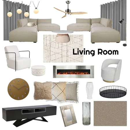 Living Room Interior Design Mood Board by Ezekiel Apaina on Style Sourcebook