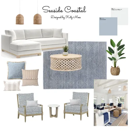 Seaside Coastal Interior Design Mood Board by Katy Moss Interiors on Style Sourcebook